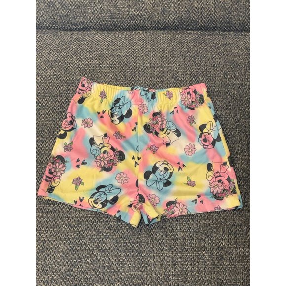 Girls’ Summer Pajama – Pink Minnie Mouse – Shorts and Ruffle Tee – 10851
